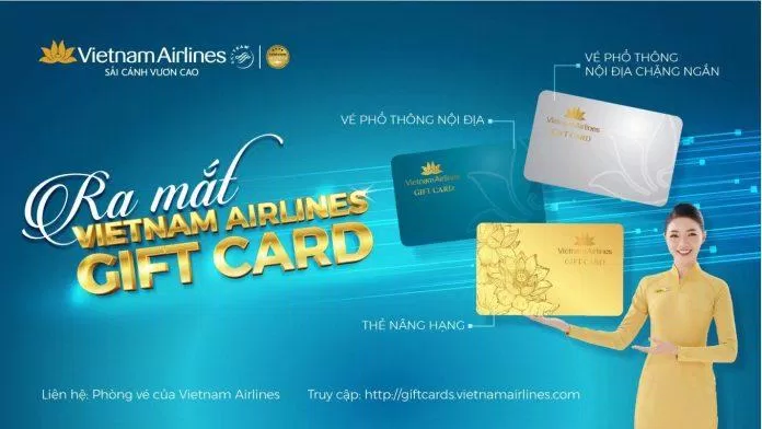 Vietnam Airlines bứt phá với thẻ quà tặng dịch vụ hàng không tiên phong tại Việt Nam.  (Ảnh: Internet)