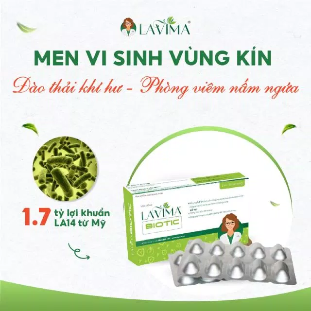 Lavima Biotic - Khử mùi hôi miệng, ngăn ngừa nhiễm nấm.