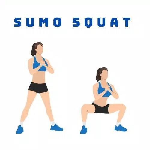 Bài tập sumo squat (Ảnh: Internet).