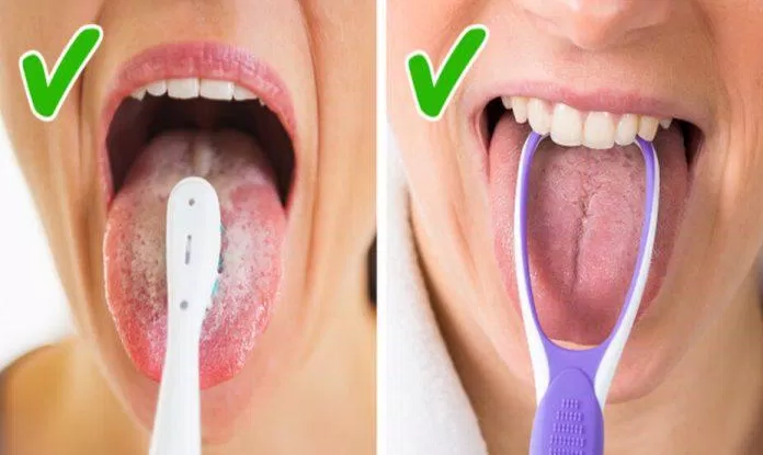Tạo thói quen làm sạch lưỡi của bạn (Ảnh: Internet)