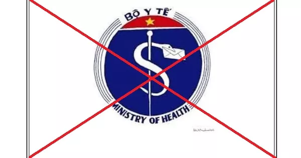 Logo Bộ Y tế xuất hiện hình rắn ôm phong bì, công an vào cuộc - Ảnh 1.